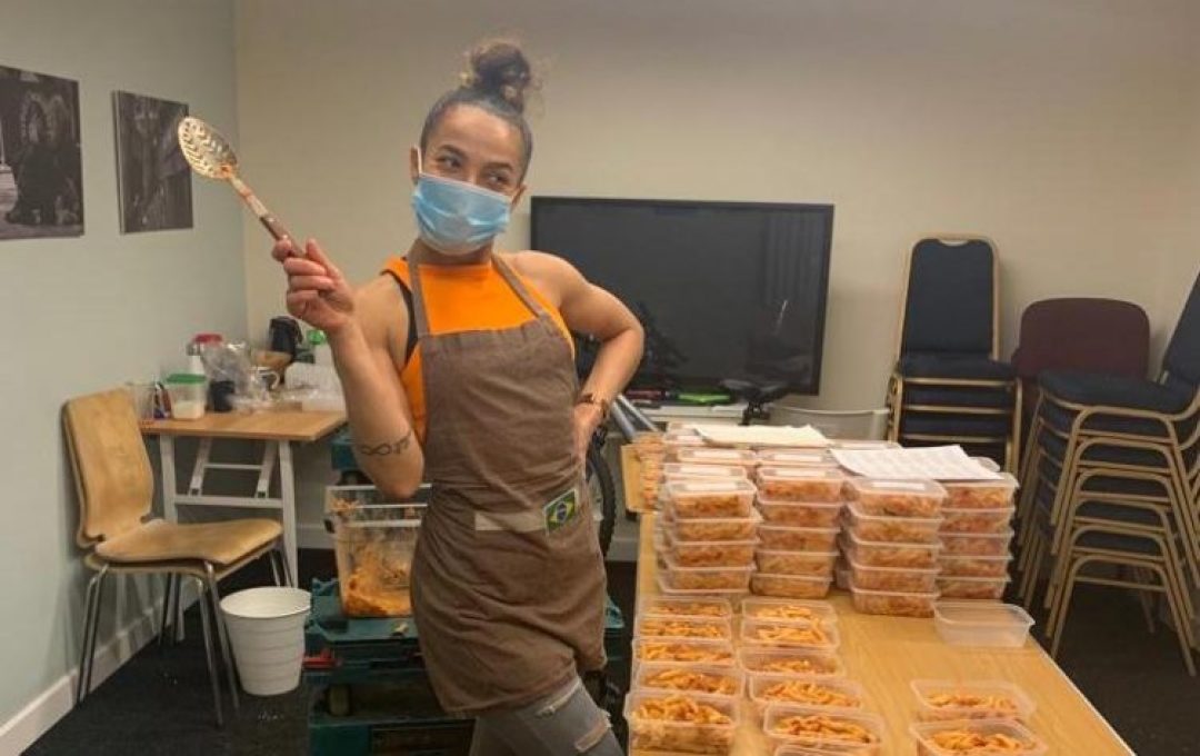 Priscila Silva at the Community Cook School