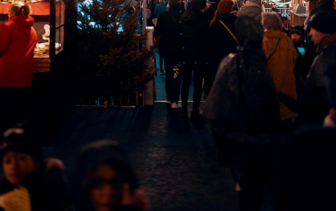 Christmas edinburgh photo