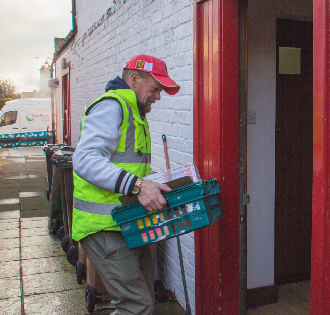 carrying food fareshare