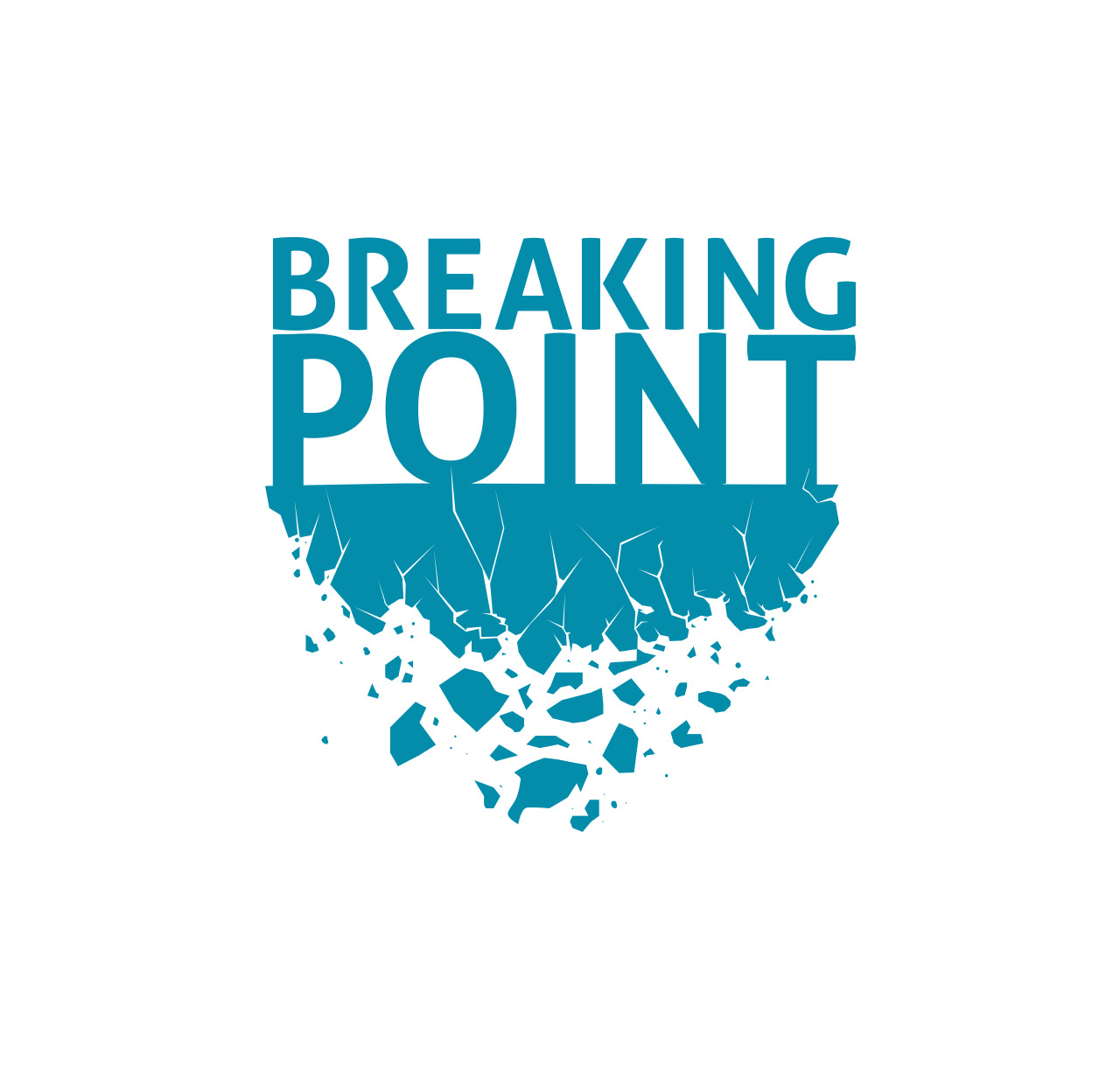 Breaking point logo blue