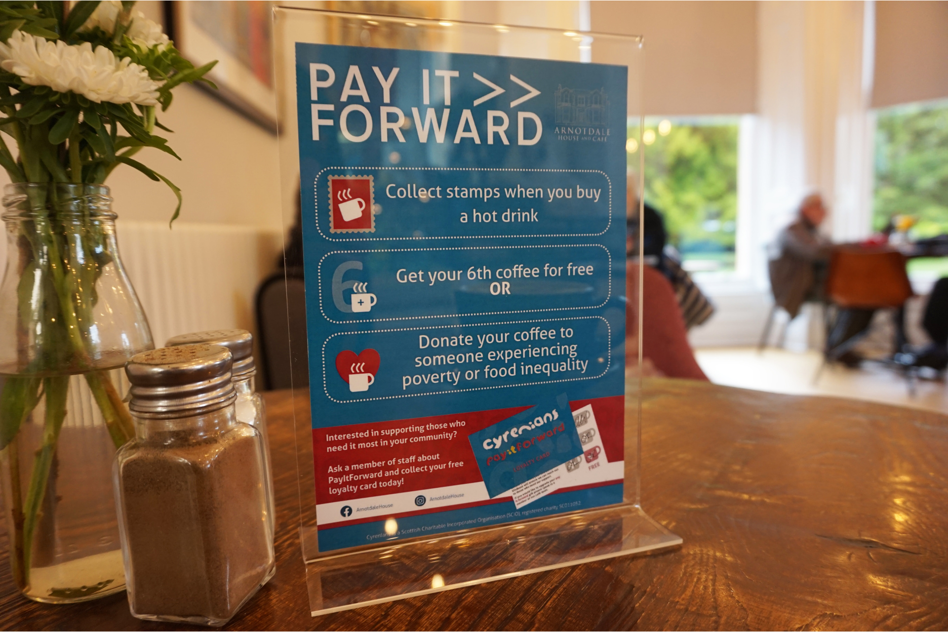 Pay It Forward Table Topper