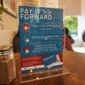 Pay It Forward Table Topper