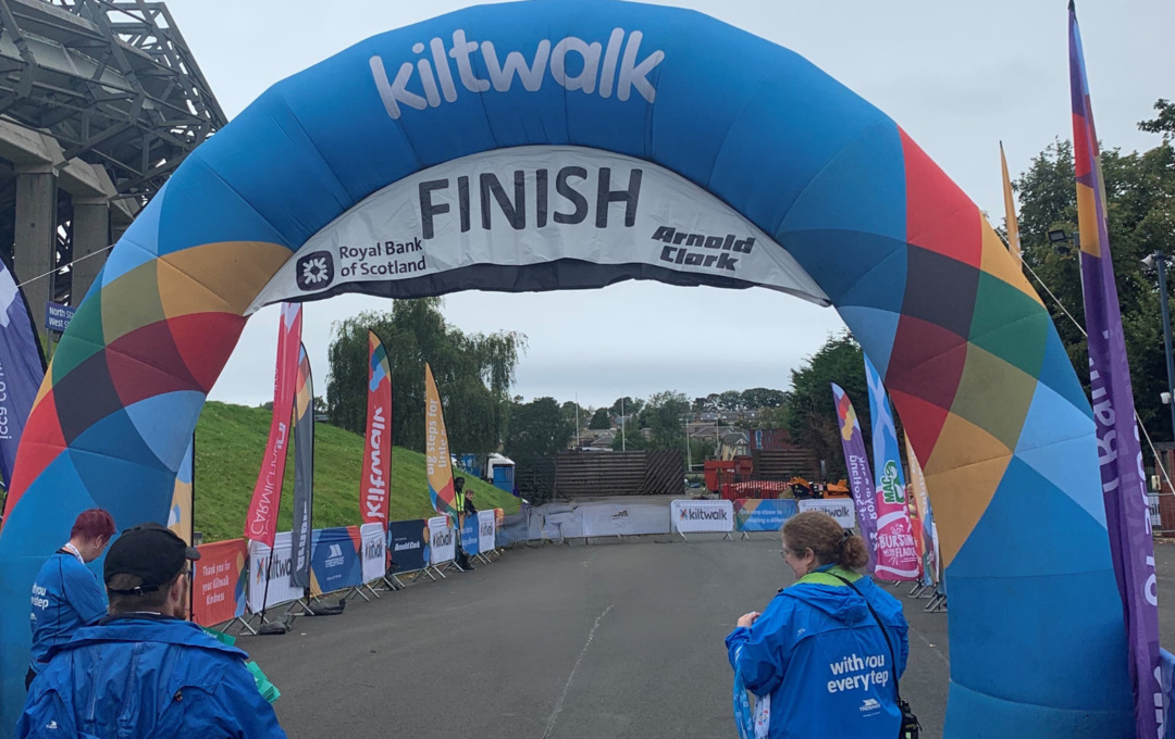 Kiltwalk 2023 Finish