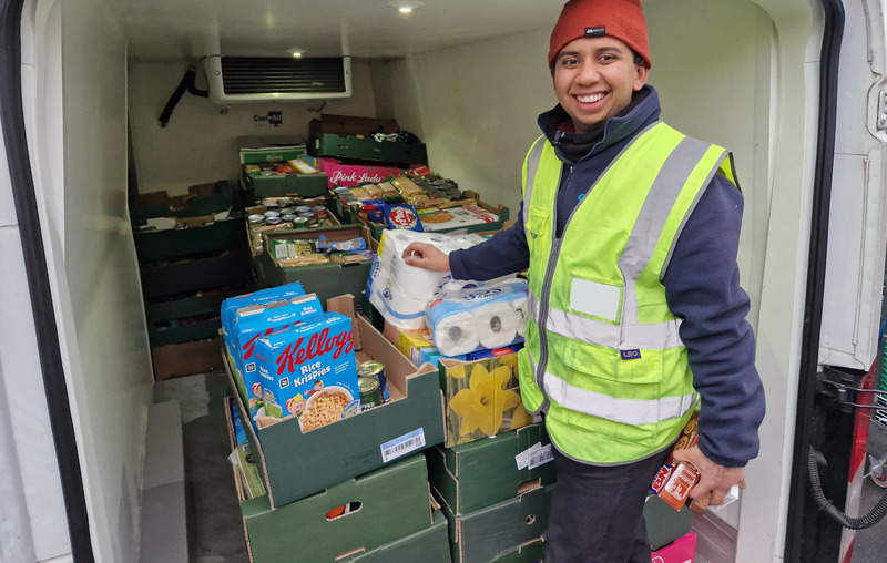 Van smiling FareShare
