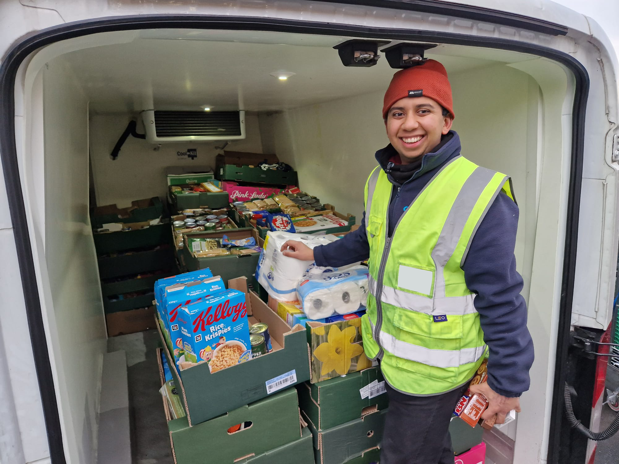 Van smiling FareShare
