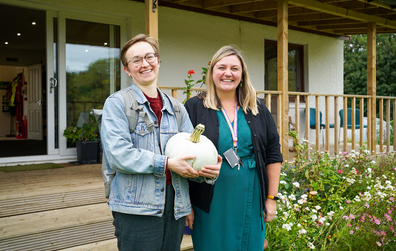 Emily and Funder Squash photo