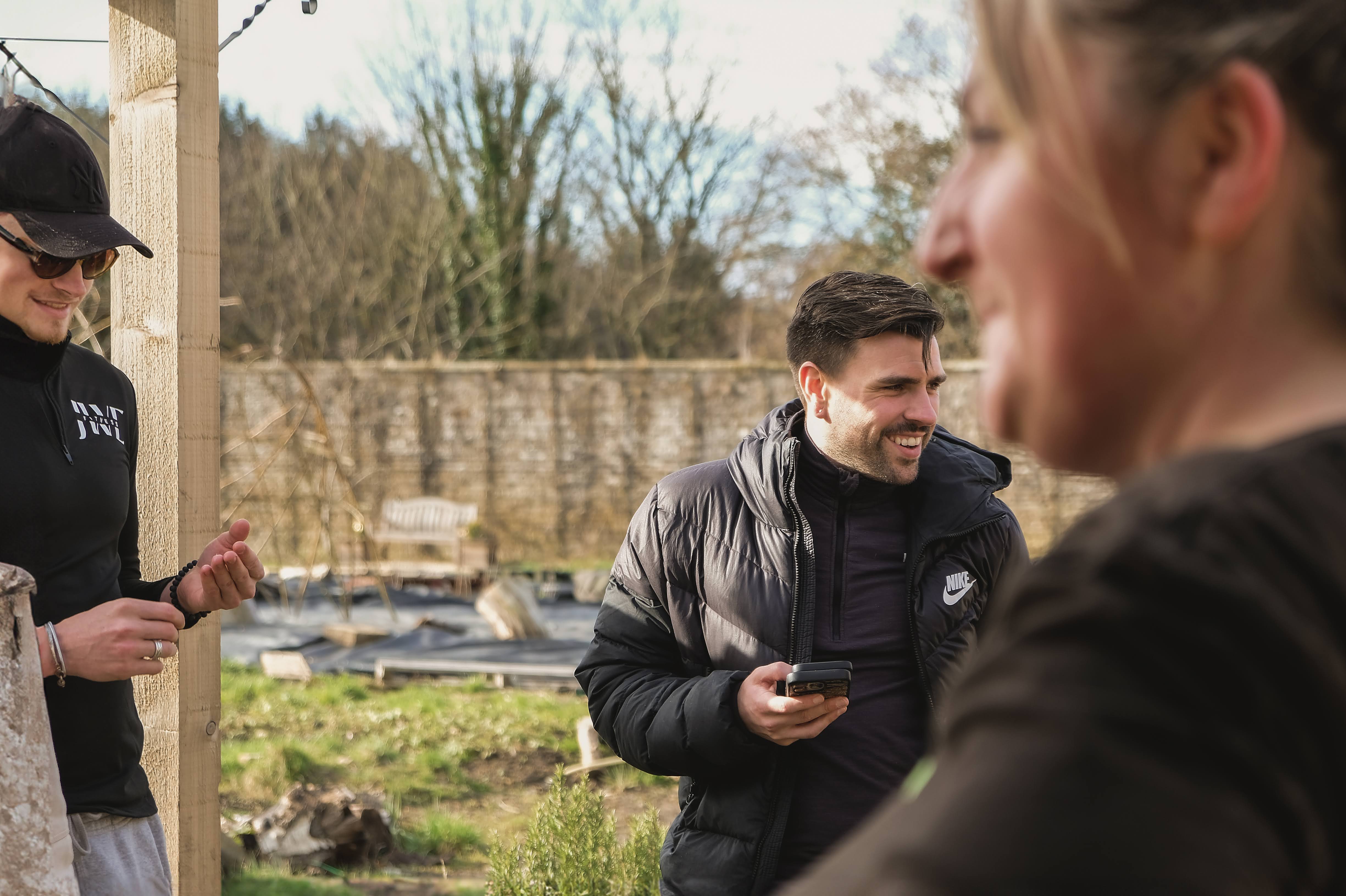 Linburn group talking