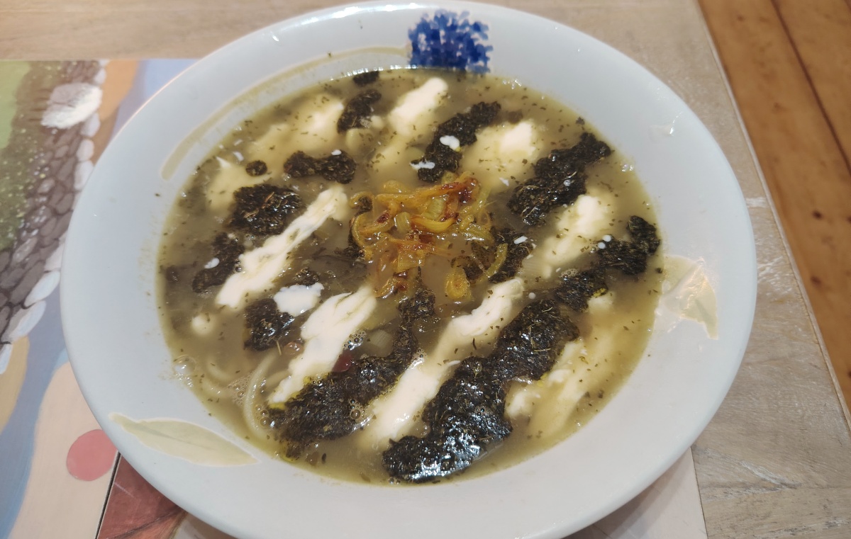 A picture of Persian noodle soup for Cook School